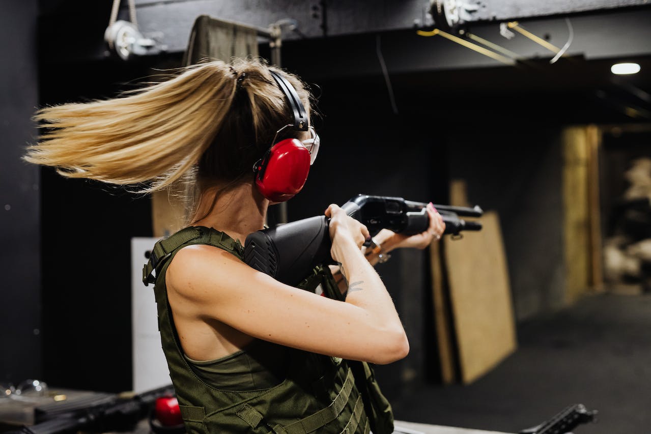 bachelorette babysitter in warsaw at shooting range day attraction