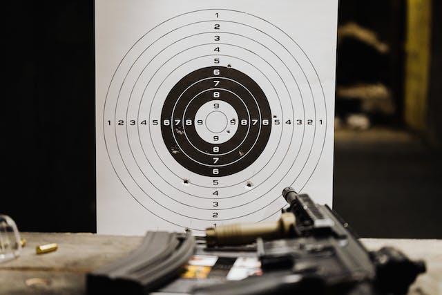 target shooting at shooting range warsaw attraction